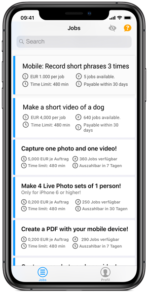 点击worker App选择Job