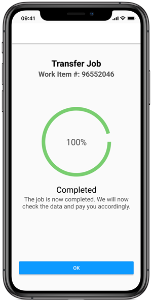 Clickworker应用发送视频记录